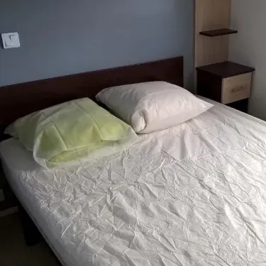 Chambre à lit double dans Mobil Home Neuf 2 Chambres TCF - Domaine de L'Auzance