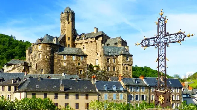 Village d'Estaing dans l'Aveyron, Occitanie