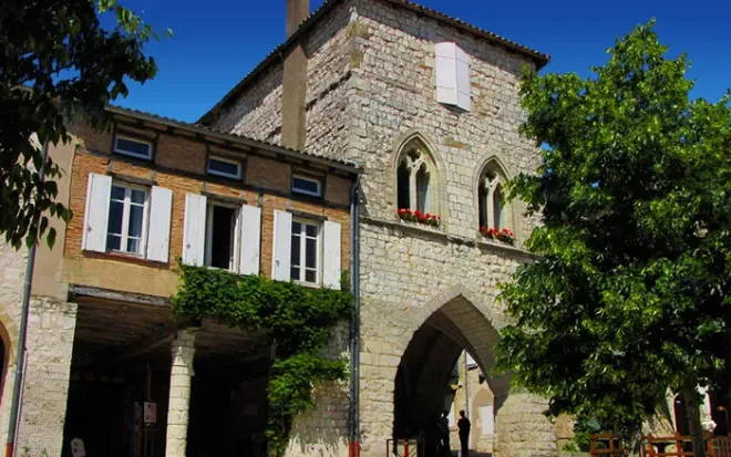 Bastide de Monflanquin dans le Lot-et-Garonne