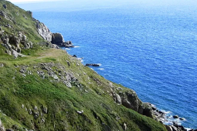 Cap de Flamanville dans la Manche, Normandie