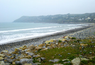 Plage de Sciotot dans la Manche, Normandie