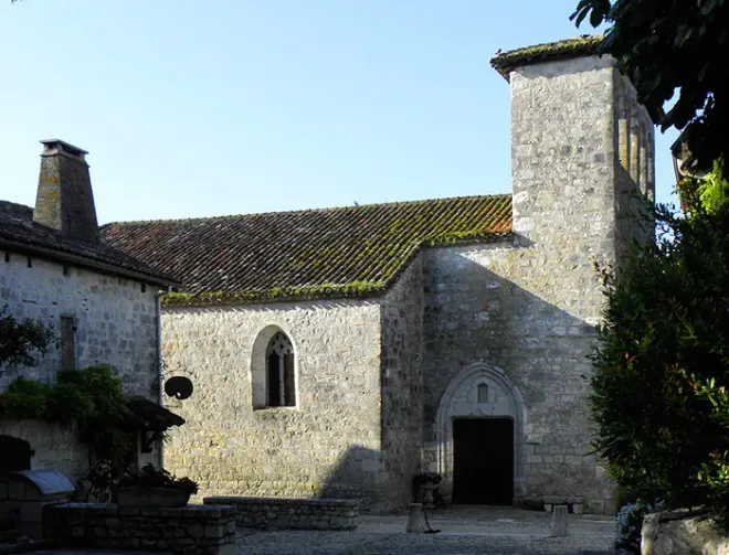 Eglise Sainte-Foy à Pujols dans le Lot-et-Garonne