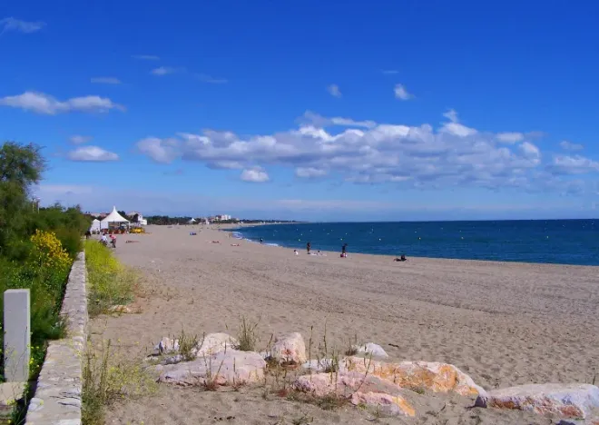 Plage d'Argelès-sur-Mer en Occitanie