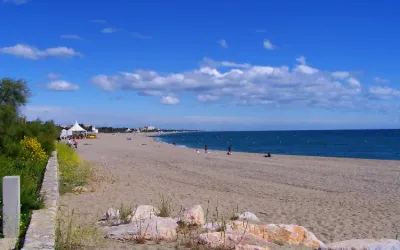 Plage d'Argelès-sur-Mer en Occitanie
