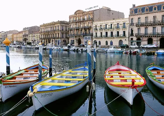 Port de Sète dans l'Hérault, Occitanie