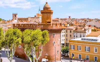 Le Castillet à Perpignan dans les Pyrénées-Orientales