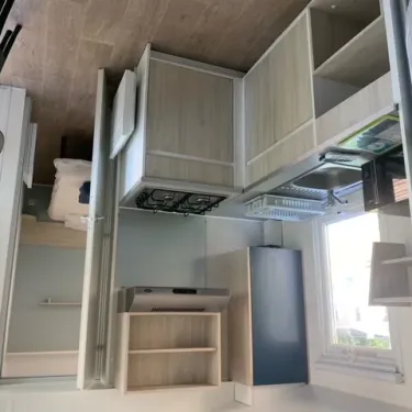 Mobil Home privilege 2 Chambres - 4 Pers. - Le Rochat 36 : cuisine équipée