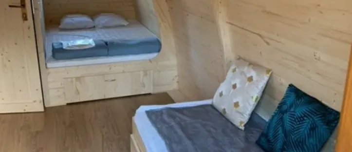 Chalet bois nature 1 Chambres - 3 Pers. Maxi