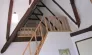 Chambre Luxueuse - 4 personnes - Le Clos de Banes, escalier en bois, poutres apparentes