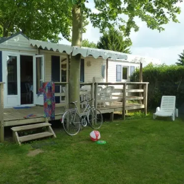 Mobil Home Flores 3 Chambres - 6 Pers. - de la Gères avec balcon et vélo