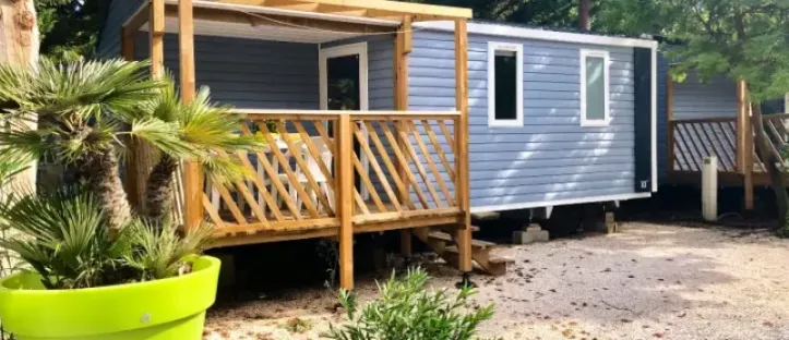 Mobil Home Compact Clim 2 Chambres TV - 4 Pers.