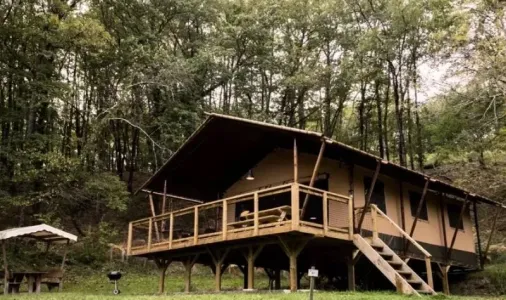 Tente Lodge XL Luxe Safari 3 Chambres - 6 Pers.