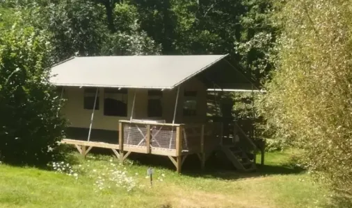 Tente Lodge Safari Nature sans San 2 Chambres - 5 Pers.