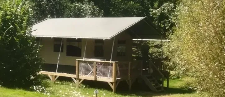 Tente Lodge Safari Nature sans San 2 Chambres - 5 Pers.