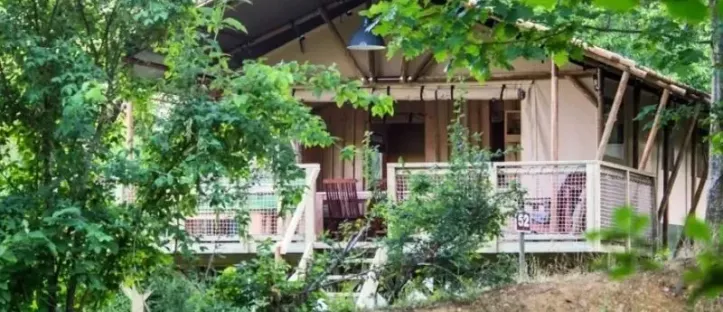 Tente Lodge Safari Wood 2 Chambres - 5 Pers.