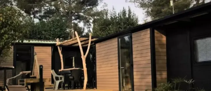 Cabanon Tribu Clim 4 Chambres TV - 10 Pers.