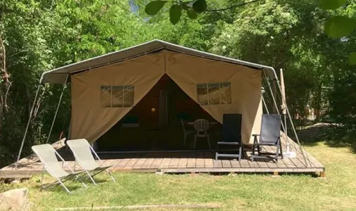 Campeur Tente sans San. 2 Chambres - 4 Pers.