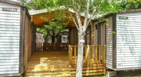 Mobil Home Aqua Tribu 6 Chambres - 12 Personnes - Terrasse semi-couverte