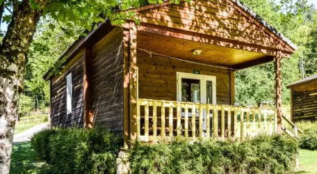 Chalet bois Arbres 4 Personnes