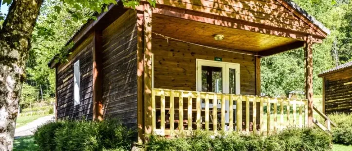 Chalet bois Arbres 4 Personnes