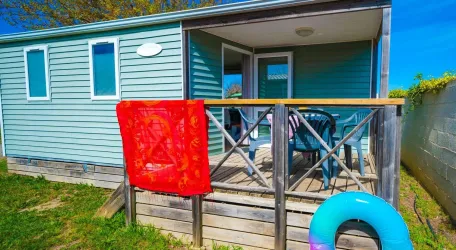 Mobil Home 2 Chambres 4 personnes avec Vue étang