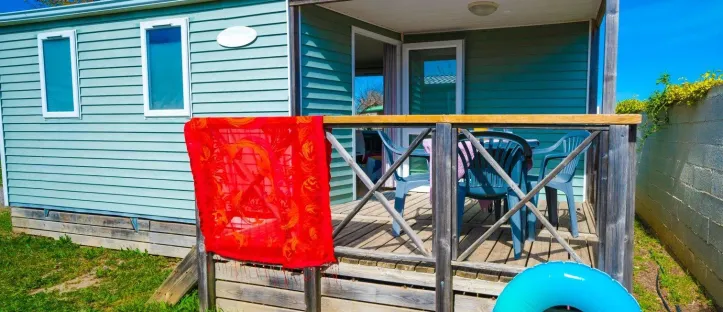 Mobil Home 2 Chambres 4 personnes avec Vue étang