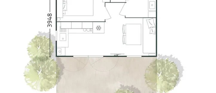 Mobil Home Studio 2 Personnes