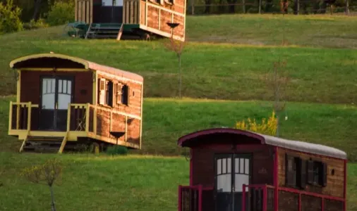 Roulotte Gîte 4/5 Personnes