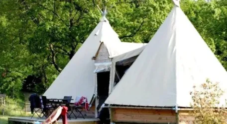 Tipi Lodge 3 Chambres - 6/7 Personnes