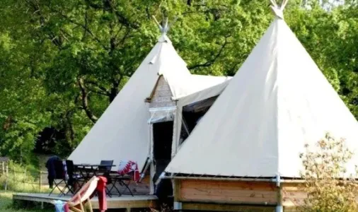 Tipi Lodge 3 Chambres - 6/7 Personnes