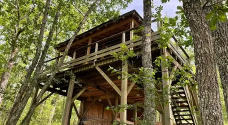 Cabane Perchée Jacuzzi 2 Chambres - 6 Personnes