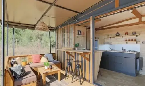 Tiny Lodge 2 Chambres – 4 Personnes – Vue mer