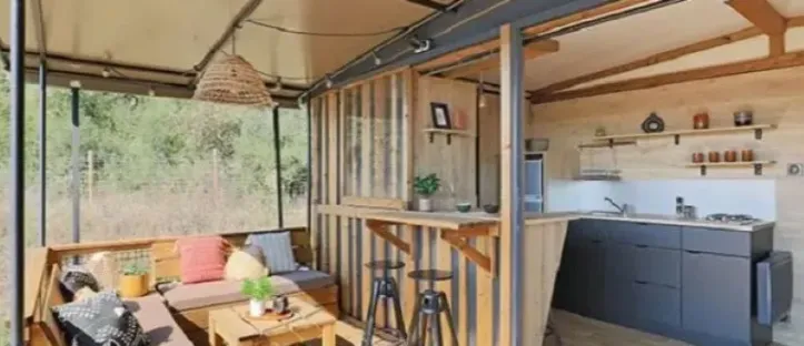 Tiny Lodge 2 Chambres – 4 Personnes – Vue mer