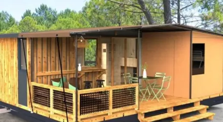 Tiny Lodge 2 Chambres - 5 Personnes