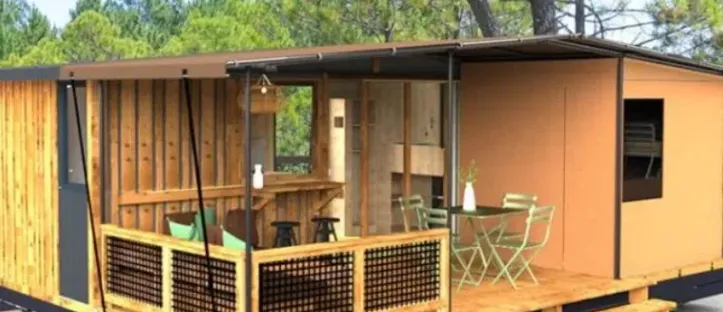 Tiny Lodge 2 Chambres - 5 Personnes