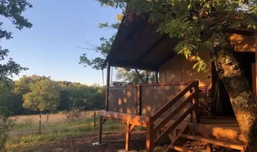Lodge Glamping 2 Chambres - 5 Personnes