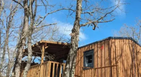 Mobil Home Cabane 2 Chambres – 4 Personnes