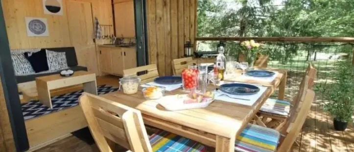 Chalet sur pilotis 2 Chambres - 5 Personnes