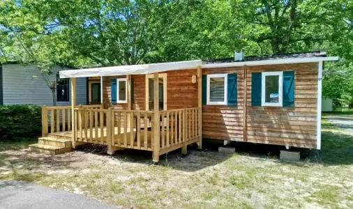 Mobil Home Aqua 2 Chambres - 4/5 Personnes - Terrasse semi-couverte