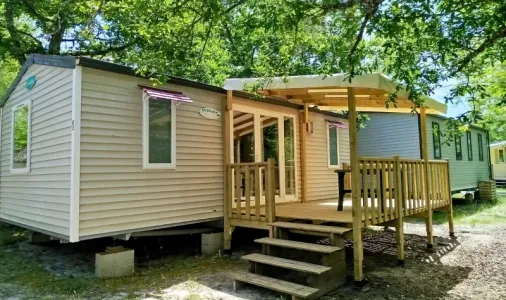 Mobil Home Aqua Espace 2 Chambres - 4/6 Personnes - Terrasse semi-couverte 