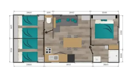 Mobil Home Confort+ 3CH – 6P