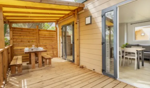 Mobil Home Premium 2 Chambres – 4 Personnes (Sam)