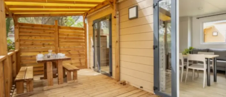 Mobil Home Premium 2 Chambres – 4 Personnes (Sam)