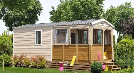 Mobil Home Aqua 2 Chambres - 4/5 Personnes  - Sans Sanitaire