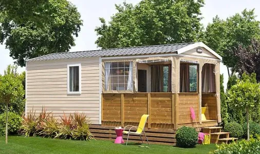 Mobil Home Aqua 2 Chambres - 4/5 Personnes  - Sans Sanitaire