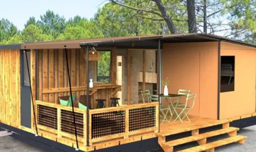 Tiny Lodge 2 Chambres - 5 Personnes