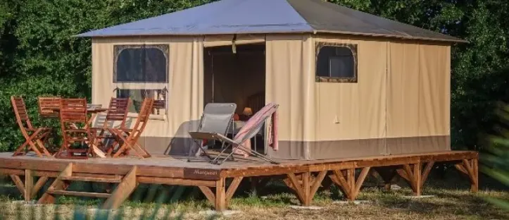 Bungalow toilé Nomade 2 Chambres - 5 Personnes