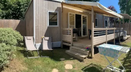 Mobil Home Bien Etre avec Spa privatif S 4 Chambres - 8/10 Personnes