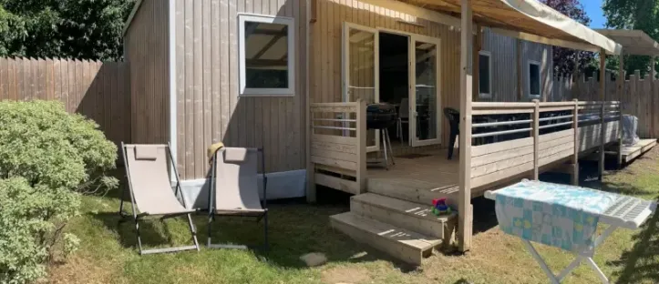 Mobil Home Bien Etre avec Spa privatif S 4 Chambres - 8/10 Personnes