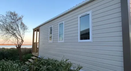 Mobil Home Loggia Bay 2 Chambres - 4 Personnes Vue étang